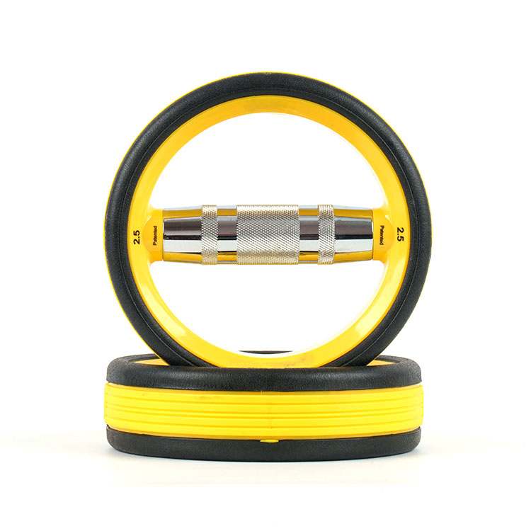 Halteres circulares de fitness podem ajudar na perda de peso